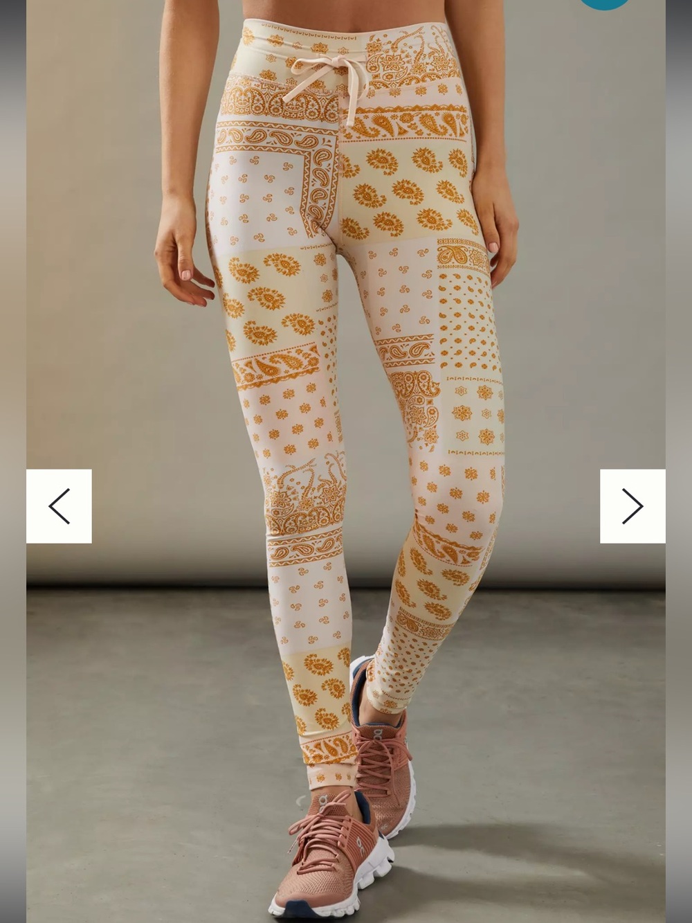 Anthropologie The Upside Carmen Bandana Leggings Size Small